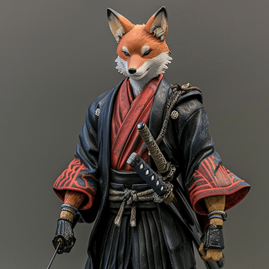 武士手办B