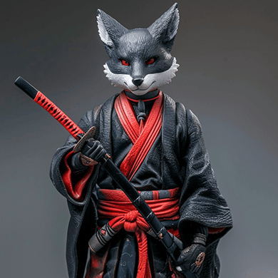 武士手办D